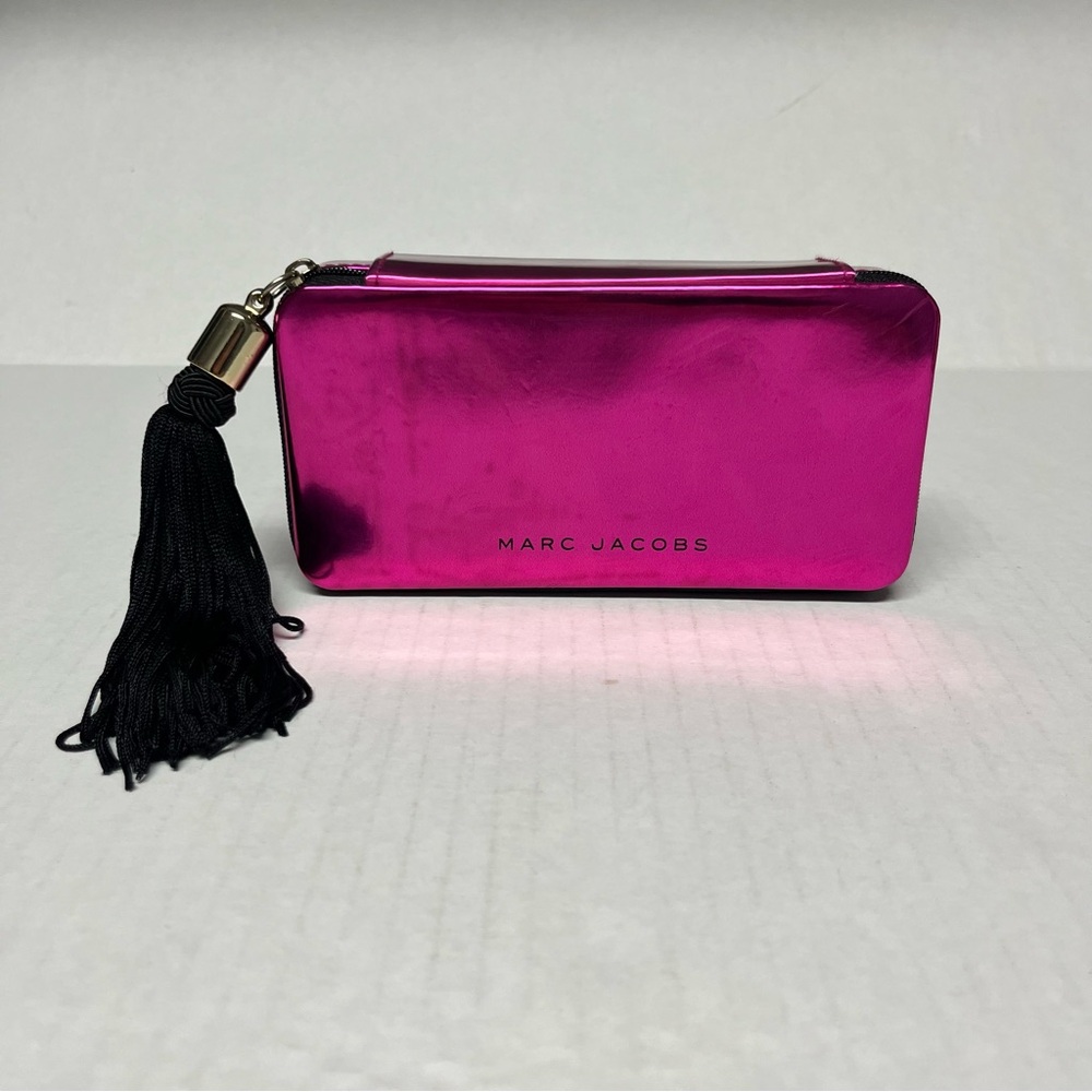 Marc Jacobs Metallic Pink mini tassel Clutch bag Y2K Barbiecore nightout party